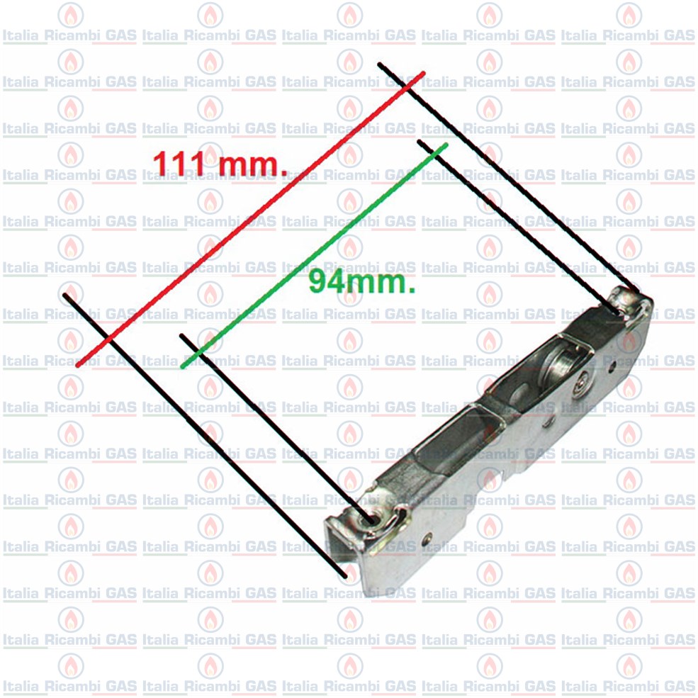 Kit cerniere forno a incasso per cucine e stufe 82338146 GASFIRE